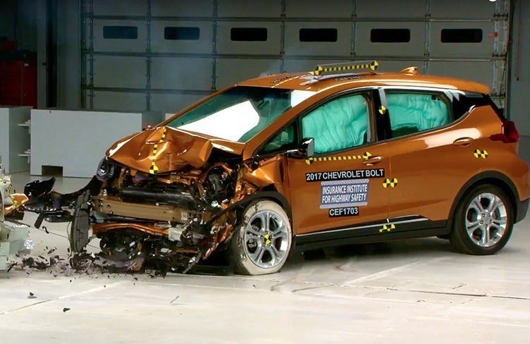 Chevy Bolt EV crash-test